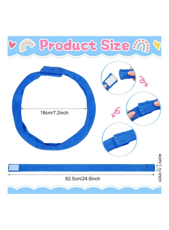 قلادات مضغ للأطفال ذوي الحواس، قلادات من القماش، ألعاب فموية للأولاد والبنات، بديل للمضغ، لعبة مضغ ماصة من تيري، مناسبة للأطفال المصابين بالتوحد واضطراب فرط الحركة ونقص الانتباه، عبوة من 6 قطع - Image 5