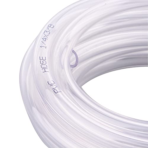 DERNORD PVC Tubing 1/4"ID X 3/8"OD Flexible Clear Vinyl Hose 10 Feet for Food Grade - Image 2