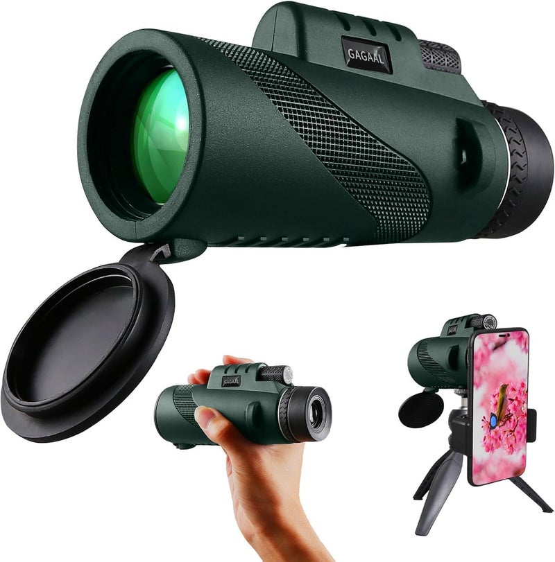 GAGAAL 40x60 Monocular-Telescope BAK4 High for Smartphone HD Monocular Adapter Hunting Wildlife Bird Watching Travel Camping Hiking - Image 1