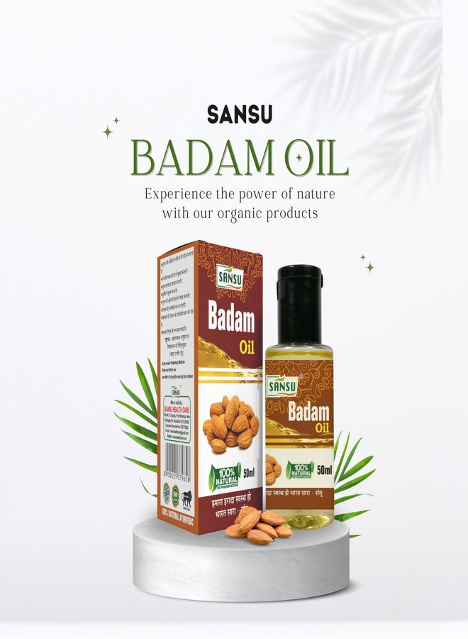 Sansu Badam Hair Oil 50ml With kala Til Oil 50ml (Combo Pack) - Image 3