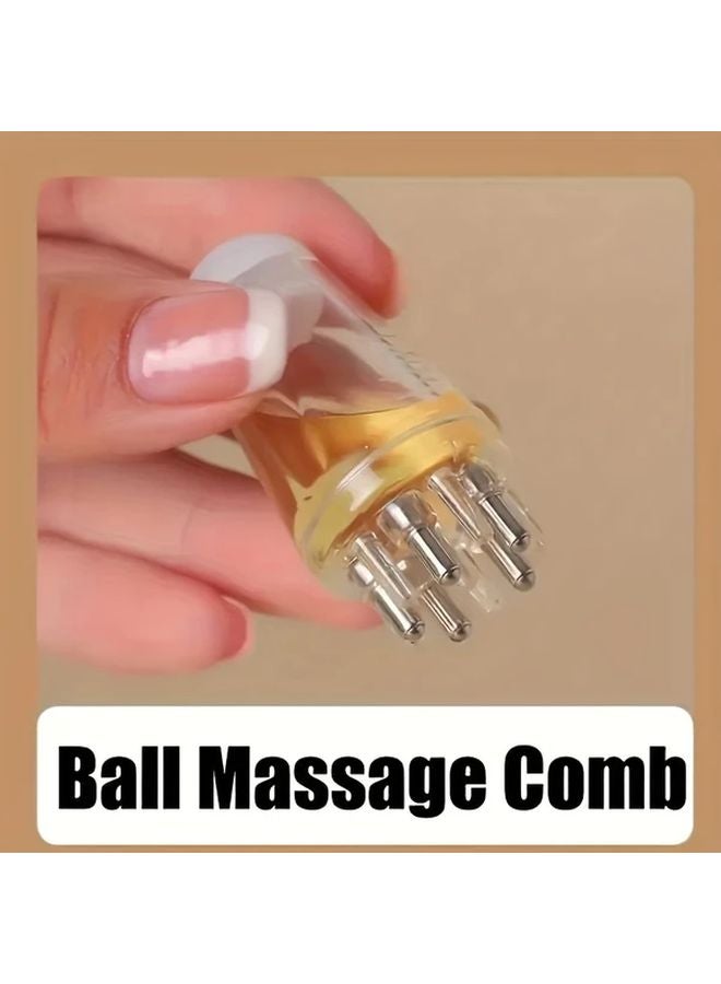 The New Portable Scalp Massager With Oil Infused Brushes For Relaxation Hair Growth - Image 5