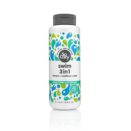 SO COZY SoCozy Splash Swim 3 in 1 Shampoo + Conditioner + Wash, 10.5 Ounce ( Pack May Vary ) - Image 1