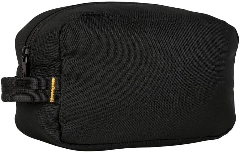 CATERPILLAR Cargo Voyager Toiletry Pouch - Black Polyester with Zipper Closure - Image 2