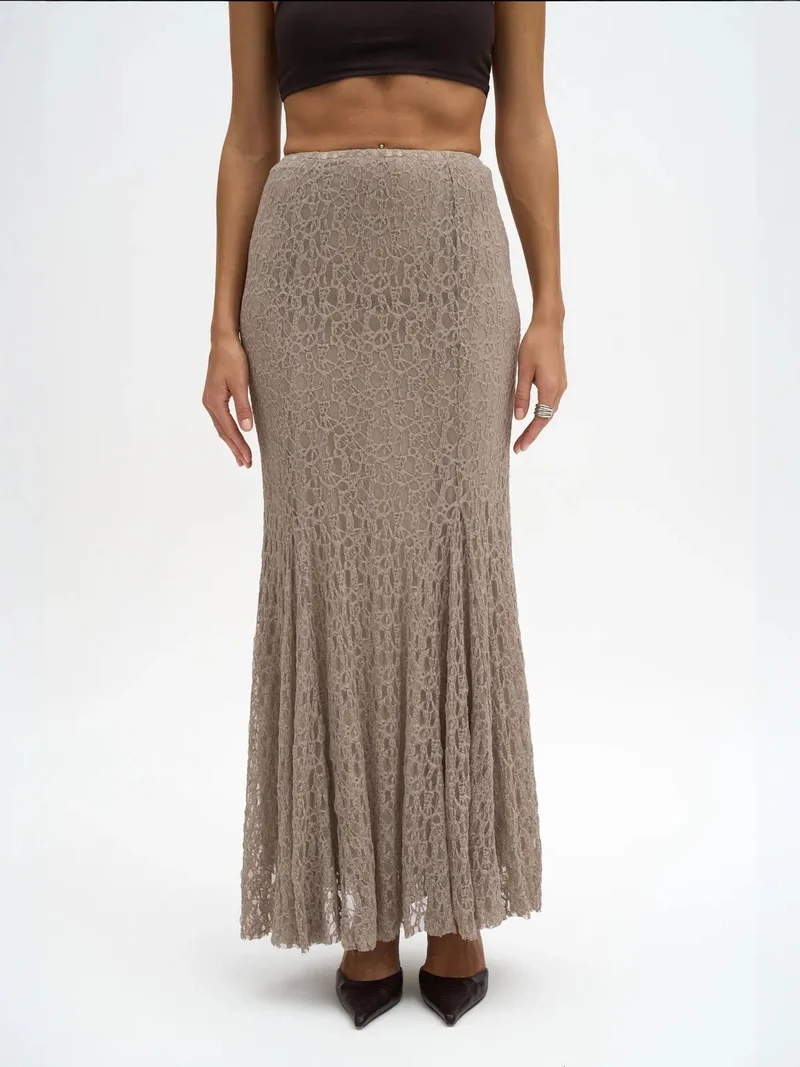 Mai Collection MAI STUDIOS Veylia Maxi Lace Skirt