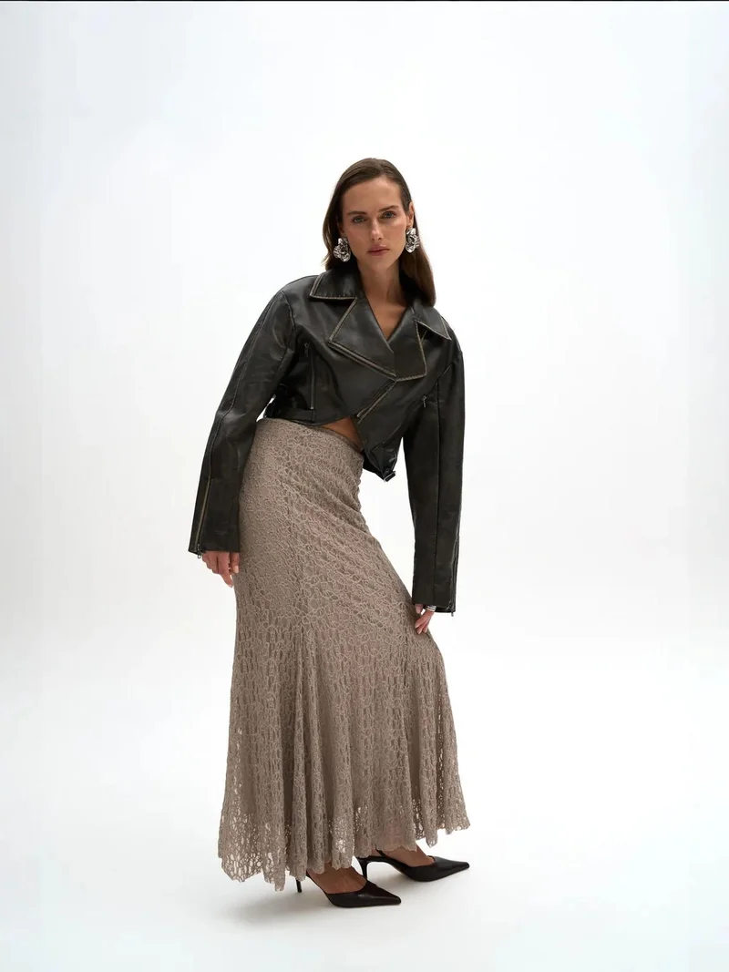 Mai Collection MAI STUDIOS Veylia Maxi Lace Skirt