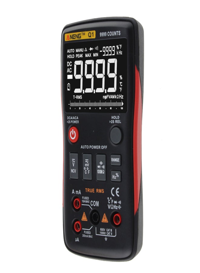 ANENG 9999 Counts True RMS Multifunctional Digital Multimeter Voltmeter Ammeter Handheld Mini Universal Meter High Accuracy Measure AC/DC Voltage AC/DC Current Resistance Capacitance Frequency Duty Cycle Temperature Diode Tester - Image 1