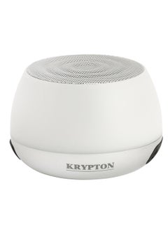 كريبتون مكبر صوت لاسلكي صغير ملون من كريبتون - KNMS5396/مكالمات بدون استخدام اليدين، شحن من النوع C، اتصال TWS/ حجم صغير مع حجم قوي مثالي للداخل والخارج/ يدعم 2 مكبر صوت لاسلكي، صوت ستيريو محيطي 360 درجة/ لون أبيض، ضمان لمدة عامين  - Image 2