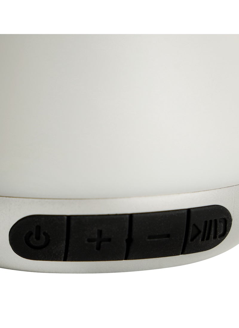 KRYPTON Krypton Colourful Small RGB Light Wireless Speaker- KNMS5396/Hands-Free Call, Type C Charging, TWS Connection/ Small Size with Powerful Volume Ideal for Indoor and Outdoors/ Support 2 Wireless Speaker, 360 Surround Stereo Sound/ White Color, 2 Years Warranty  - Image 5