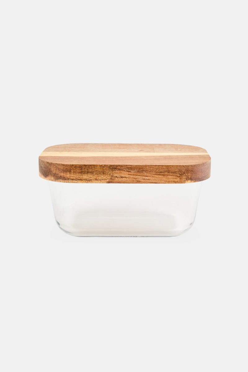 Muy Mucho Butter Container Dispenser, Brown  - Image 1