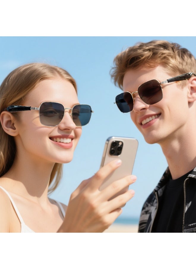 Generic Ai Translation Bluetooth Glasses Multi-Language Real-Time Translation Glasses Listen To Music And Make Calls Smart Uv-Proof Sunglasses  - Image 2