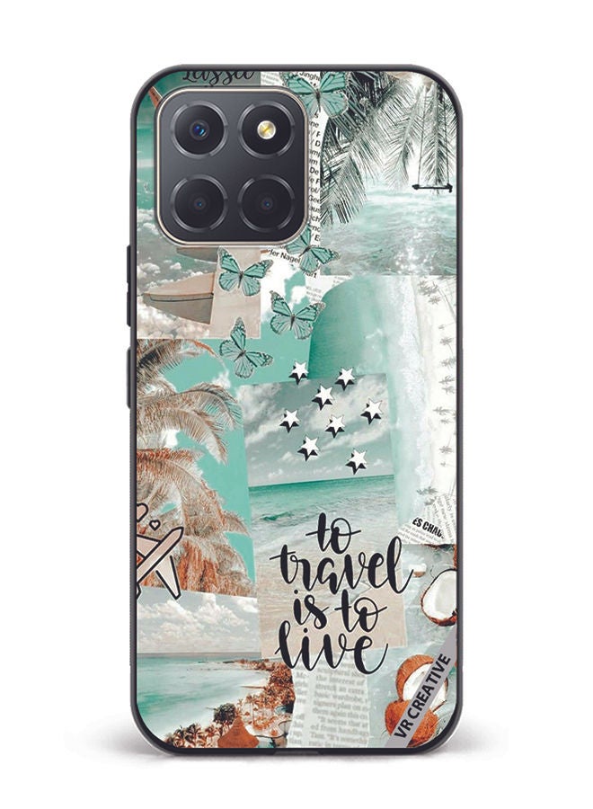 VR CREATIVE Protective Case Cover For Honor X6 To Tavel Is To Live Design Multicolour - Image 1