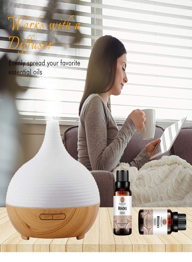Rainbow Abby Hinoki Essential Oil (30ML), 100% Pure Natural Organic Aroma Hinoki Oil for Diffuser, Massage, Skin Care, Yoga - Image 4