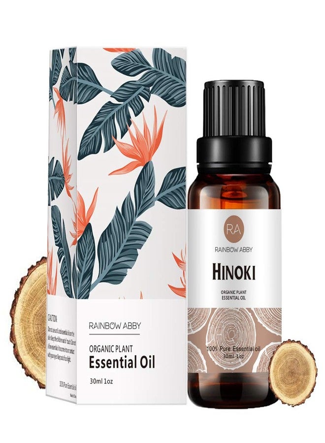 Rainbow Abby Hinoki Essential Oil (30ML), 100% Pure Natural Organic Aroma Hinoki Oil for Diffuser, Massage, Skin Care, Yoga - Image 1