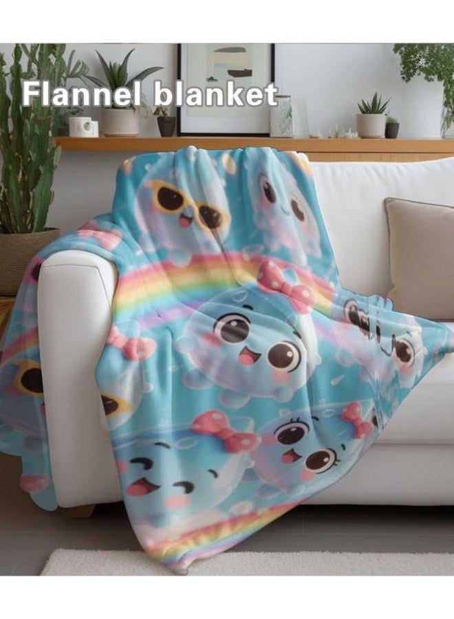 عام Wisdom Fairy (أحدث) بطانية رقيقة من الفانيلا (دافئة ومريحة، ومناسبة للنوم، واستخدام اللعبة، وإزالة الغبار والرمل) 150 سم * 200 سم - 100 - Image 4