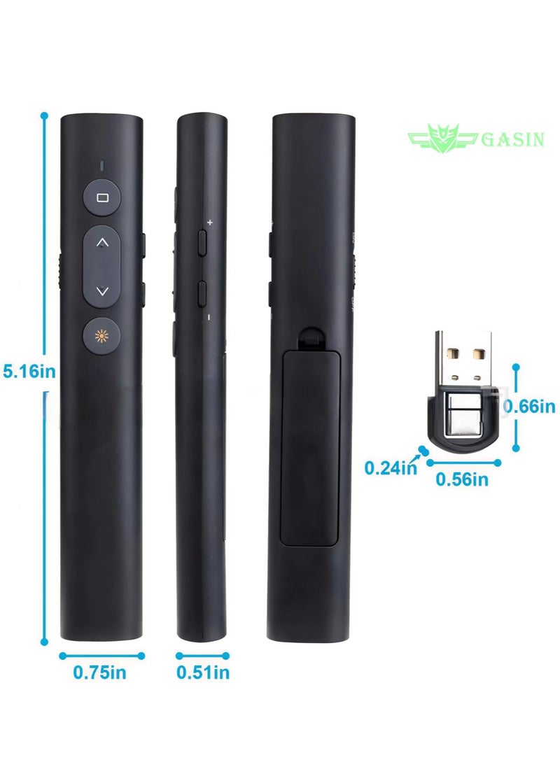 Gasin PPT page turning pen multi-functional business remote control teaching demonstration USB charging battery laser page turning pen  - Image 4