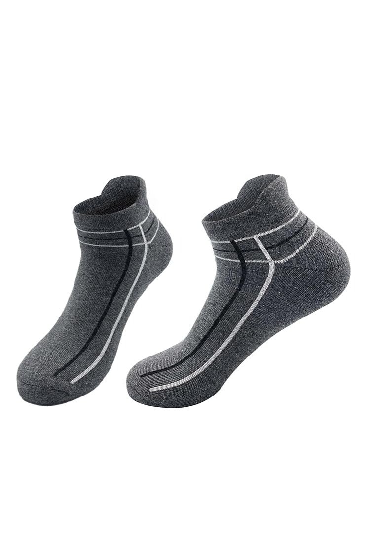 Assorted Cushioned Ankle Socks - 4 Pack - Image 5