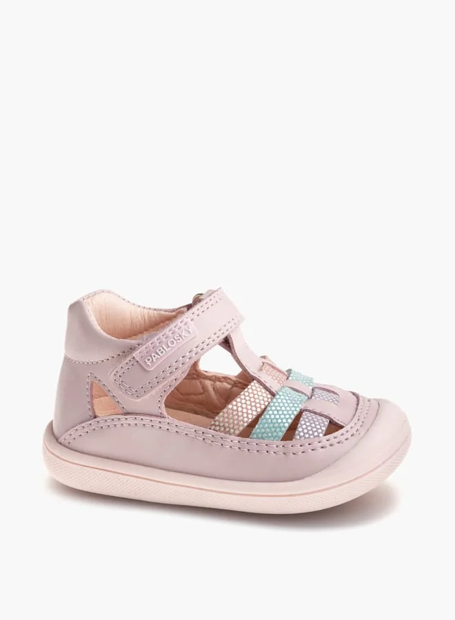 بابلوسكي Girls' Casual Boots with Hook and Loop Closure