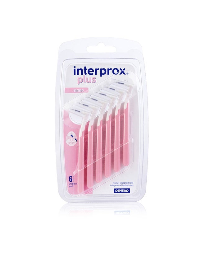 إنتربروكس فرشاة إنتربروكس بلس نانو للأسنان - 6 قطع - Image 1