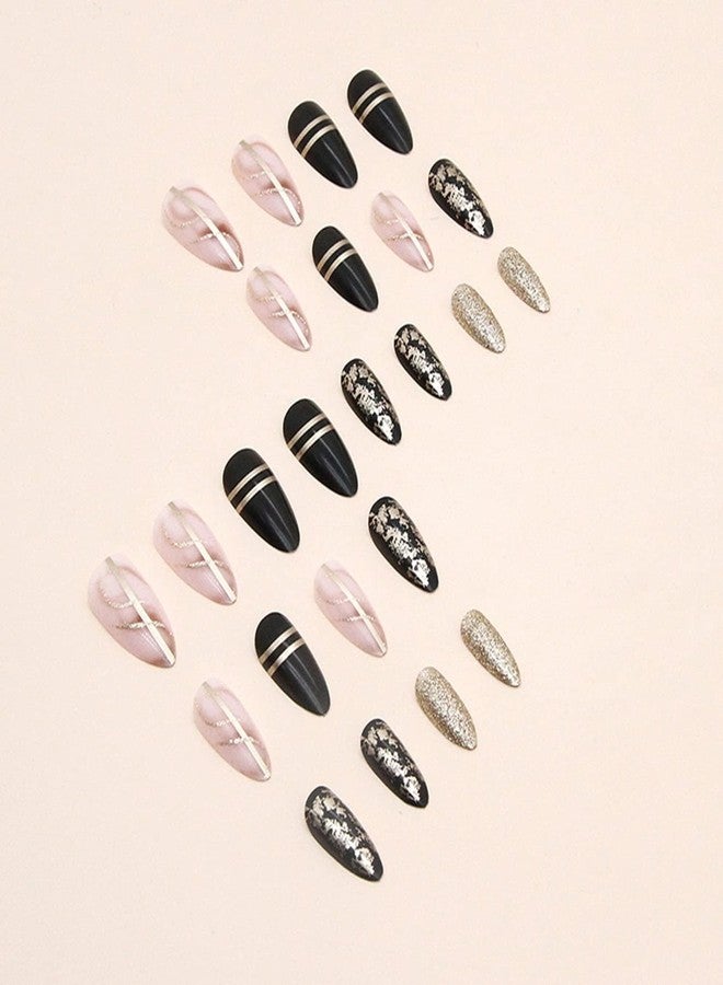 ZOONA 24PCS Everlasting French Nails Artificial Nails Art Set| Lightweight & Long Lasting| Easy To Use| Quick Fix For Festivals & Special Occasions - Image 3