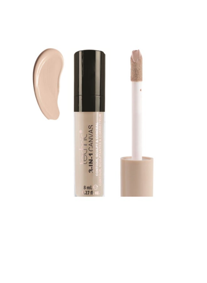 Technic 3 In 1 Canvas Conceal & Contour Beige 8ml - Image 1