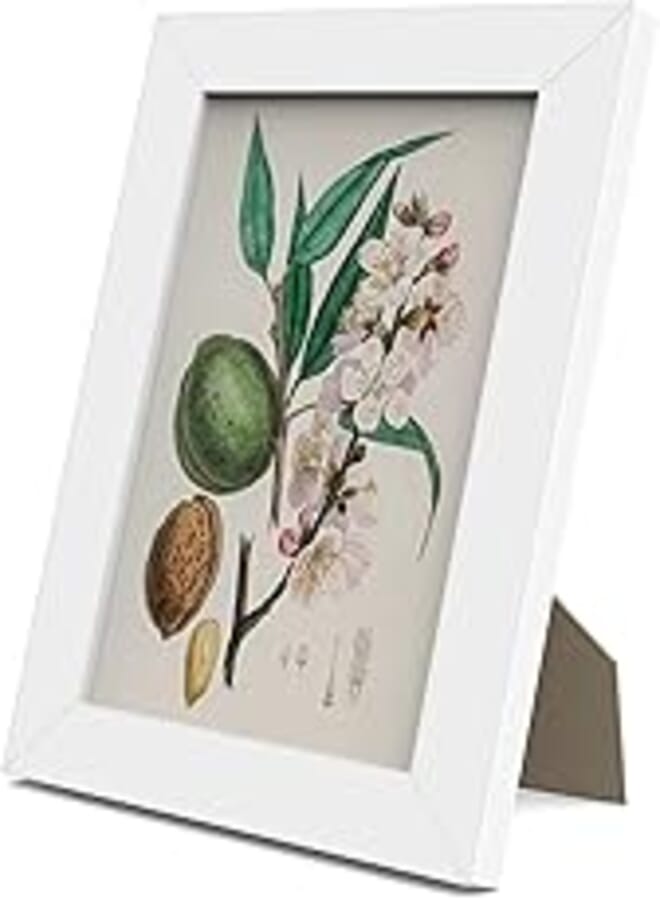 Photo frame 15X21 size A5 - stand office and wall (White)