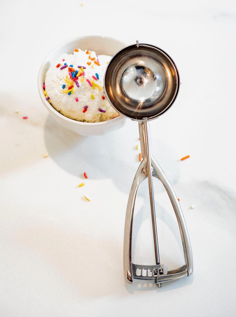 Jenaluca Jumbo Ice Cream Scoop - Cupcake and Muffin Scooper - 1/2 Cup Disher Size #8 scooper for icecream, batter & food portions - Image 2