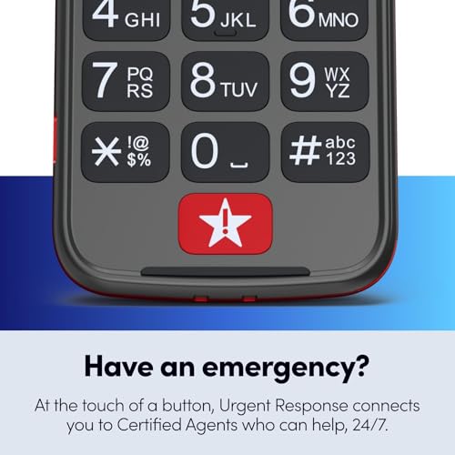 Lively هاتف ليفلي جيتر باج فليب2 - هاتف فليب لكبار السن - غير متوافق مع شركات الاتصالات الأخرى - يجب تفعيله مع خطة هاتف ليفلي - هاتف فليب أحمر - Image 4