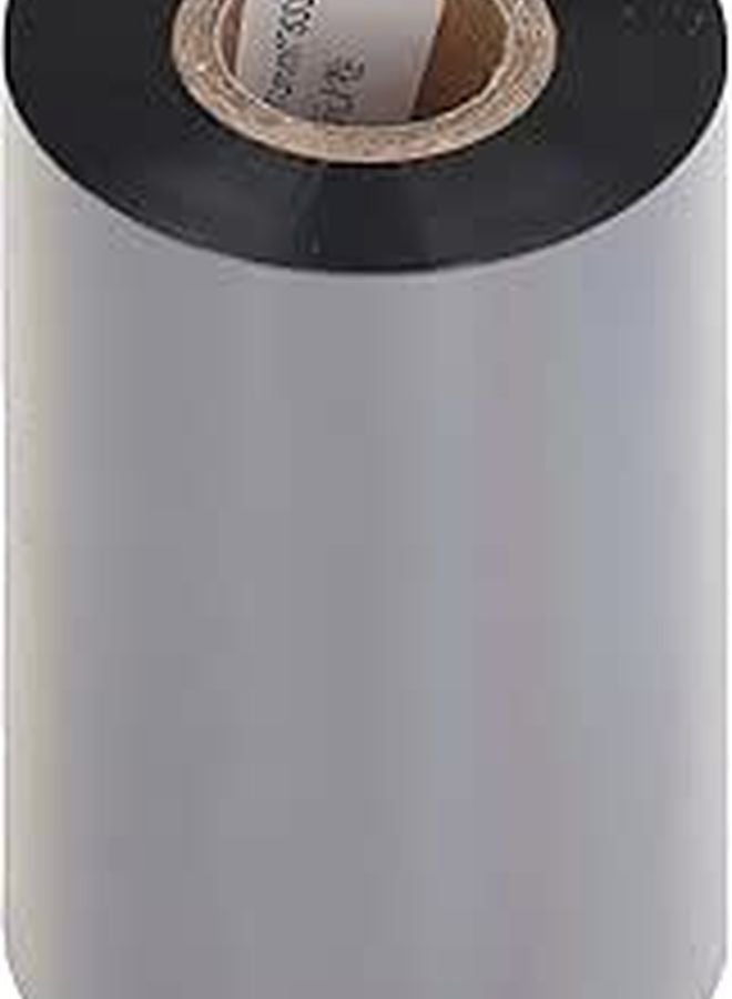 Black Thermal Transfer Ribbon For Self Adhesive Label Barcode Printing - Image 1