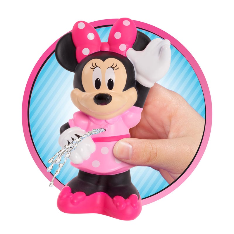 Minnie Disney Junior Minnie Mouse 3-Pack Bath Toys, Figures Include Minnie Mouse, Daisy Duck, and Figaro, Kids Toys for Ages 3 Up by Just Play - Image 2