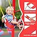 AGPTEK Swing Seat 304 x 6 x 027 Inch Yard Swing for Kids Adults with Metal Triangle Ring Red113KG 250LB Weight Limit - Image 4