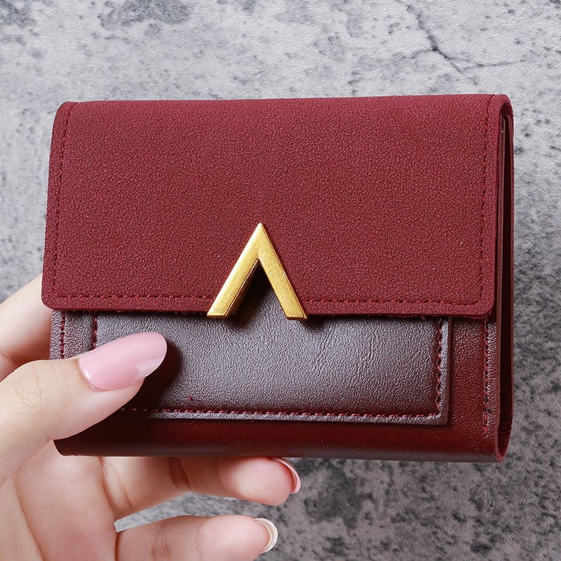 Multifunctional Solid Color PU Leather Wallet, RFID Blocking Design Portable Daily Storage Purse for Cards Cash Coin Business Use - Image 1