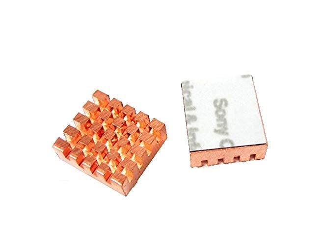 REES52 Raspberry Pi 3/ 4b Pure Copper Heat Sink + Cpu Copper - Image 2