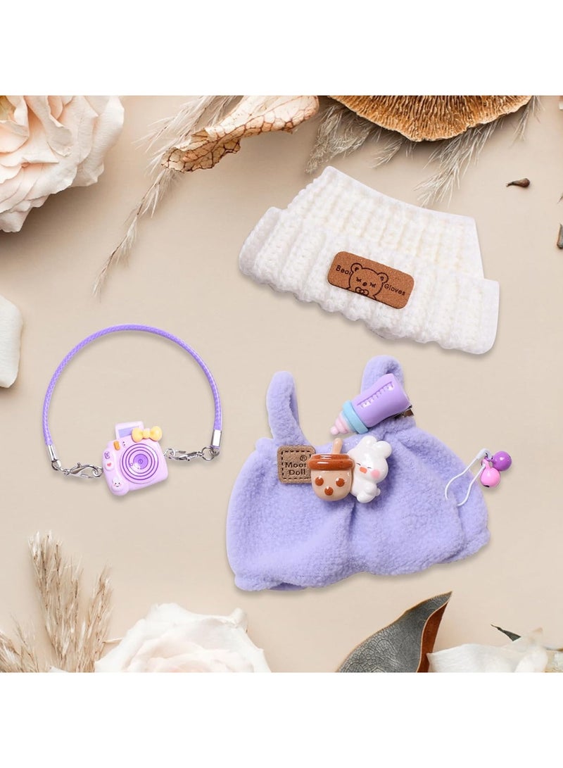 general labubu doll clothes, labubu plush jumper clothes, labubu doll clothes, for labubu doll 17 cm - Image 4