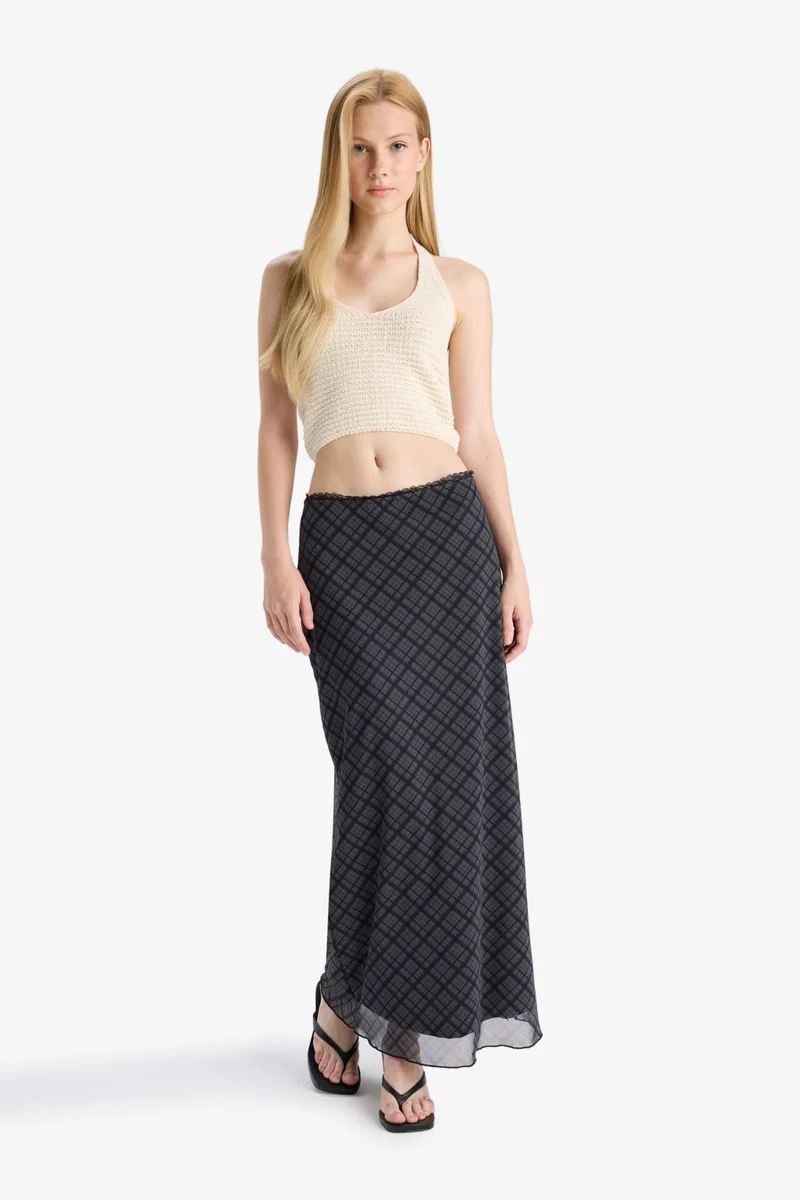 DeFacto Slim Fit Halter Neck Tank Top