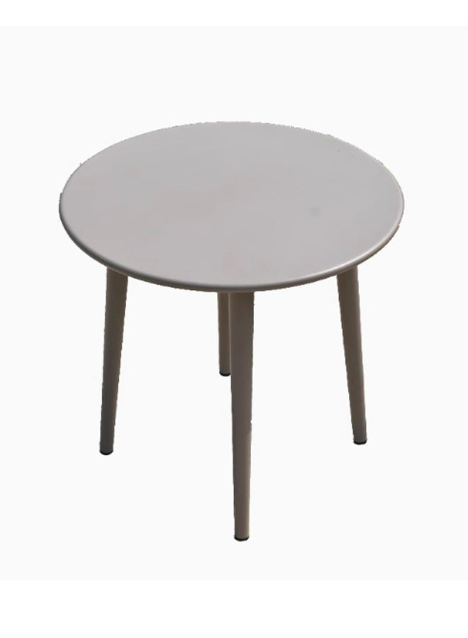 Broyhome Patio outdoor Table,Outdoor Restaurant Table,Balcony Tablefor Patio Coffee Beige color - Image 1