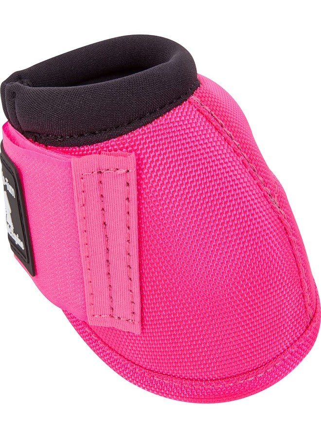 Classic Equine Dynohyde No-Turn Bell Boot Hotpink L - Image 2