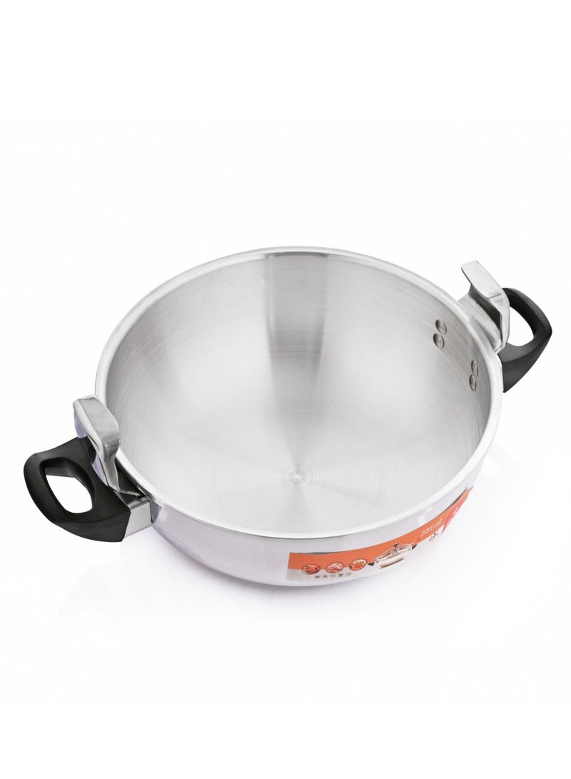 السيف غاليري قدر ضغط بخاري المونيوم السيف غاليري، 9 لتر، 32 سم، سماكة 3 ملم - فضي - Image 3