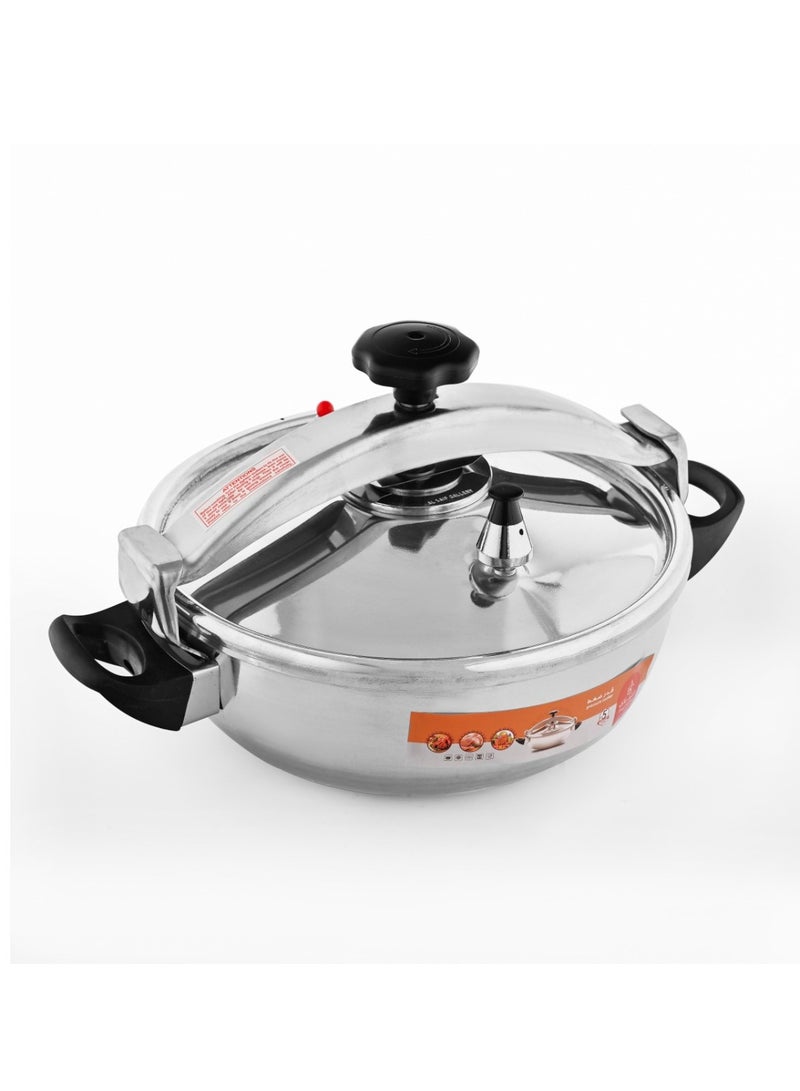 السيف غاليري قدر ضغط بخاري المونيوم السيف غاليري، 9 لتر، 32 سم، سماكة 3 ملم - فضي - Image 2