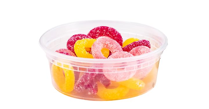 EDI [8 OZ, 50 Sets] Plastic Deli Food Storage Containers with Airtight Lids | Microwave-, Freezer-, Dishwasher-Safe | BPA Free | Heavy-Duty | Meal Prep | Leakproof | Recyclable - Image 5