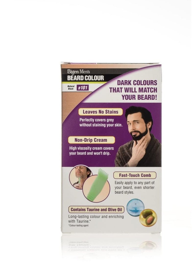 Bigen Mens Beard Colour Natural Black B101 40G - Image 5