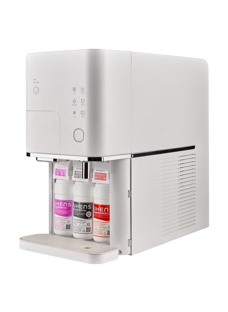 RUHENS New 2 in 1 Water Purifier And Ice Maker | 480 Ice Cubes Per Day | 5-step filtration system | Hot & Cold Water Dispenser Ice Maker Combo For Home & Office | UV Care | Child Lock For Safety  - Image 1