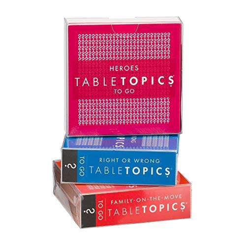 TableTopics Family Conversation Pack Card Game - 120 Conversation Starter Cards for Family Connection, Engage Kids at Dinner Table or on Roadtrips, Boxed Set of 3 Topics - Image 5