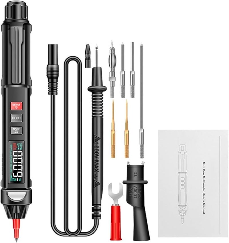 Mini Digital Multimeter Pen With Voice Broadcast And Non Contact Voltage Detection Size B - Image 3