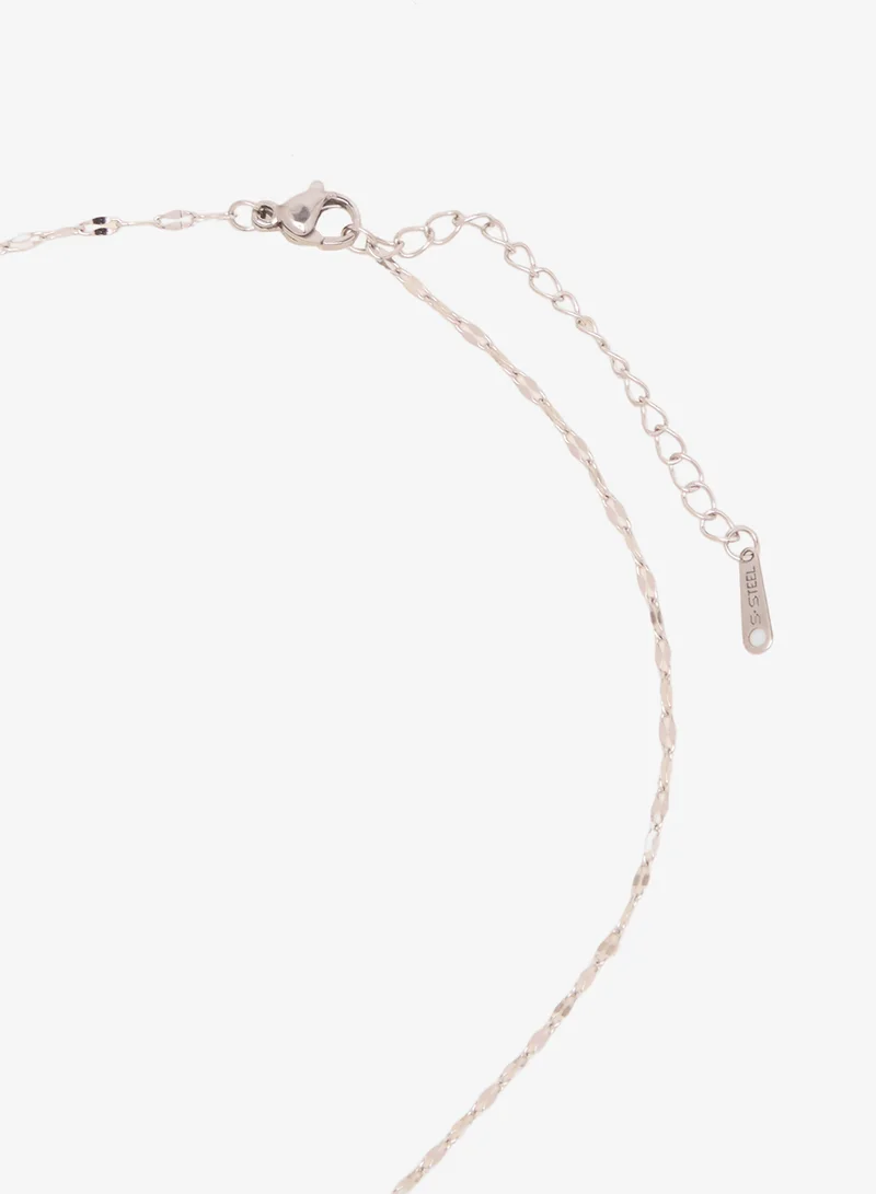 Ella Limited Edition Silver Floral Diamante Pendant ,Ring & Earring Set for Women | Best Price UAE