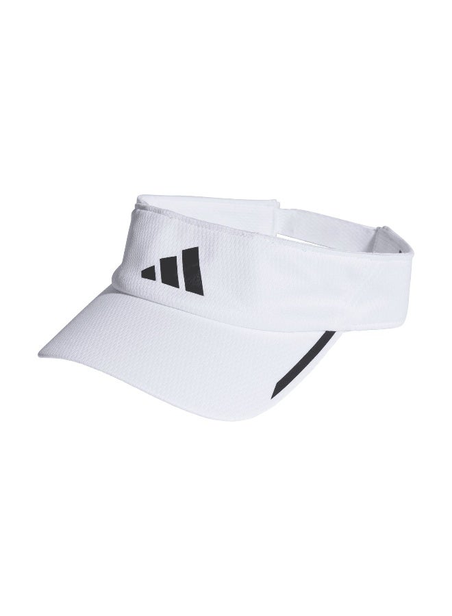 Adidas adidas Run Visor A.R. White Running Headwear OSFW - Image 1