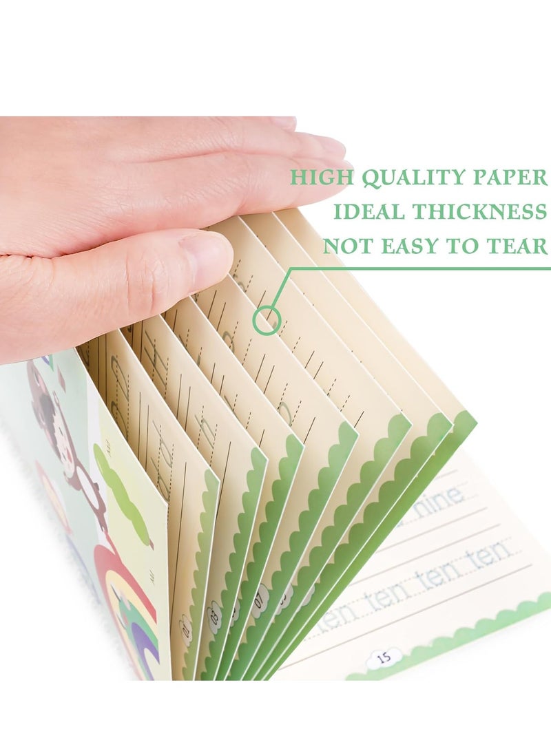 KASTWAVE 4pcs Magic Practice Copybooks for Kids, Grooved Writing Books for Kids w/Pen, Reusable Copybook Calligraphy Beginners Set, Learn to Write Handwriting Practice Book Magical Tracing Workbook - Image 4