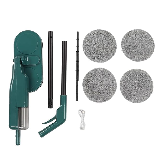 FEXMY Cordless Electric Mop 60 Mins Powerful 90 Degree Electric Spin Lightweight Rechargeable Microfiber Pads Floor Scrubber High Cleaning Efficiency Hardwood Tile Laminate Floors  - Image 4