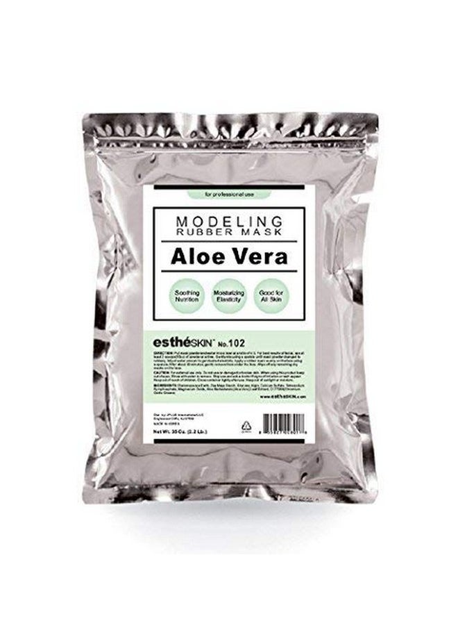 estheskin No.102 Aloe Vera Peel Off Type Modeling Rubber Mask Powder For Facial Skin Care Treatment 35Oz  - Image 1
