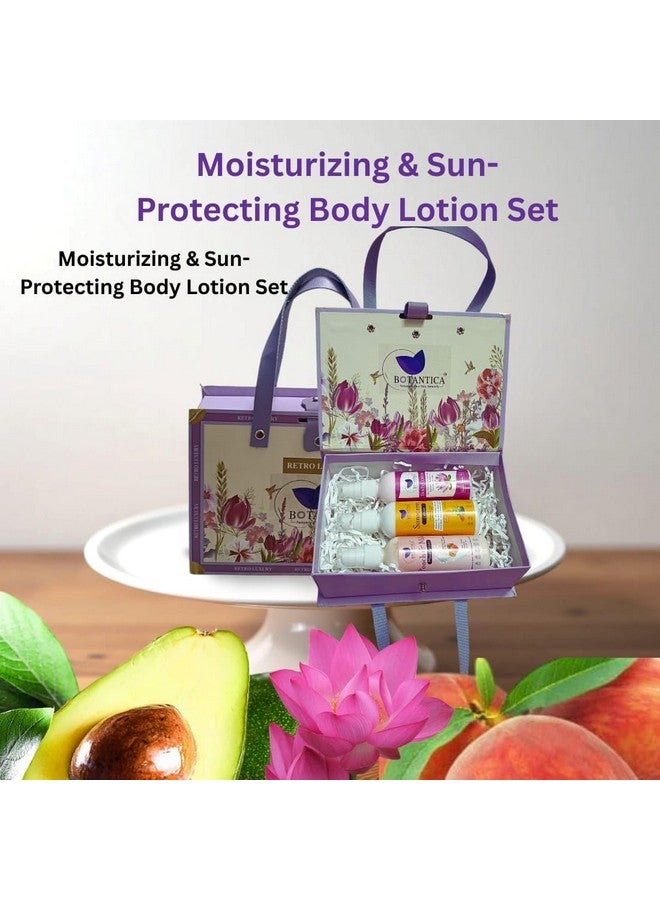 BOTANTICA Luxury face & Body Care Gift Set | Skin Care Hamper for Women & Men | Pack of 3 peach moisture sunscream Lotion, lotus extract body lostion| Gifting For Birthday, Valentine's & Anniversary - Image 5