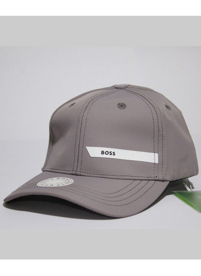 BOSS BOSS Men's Flag Detail Baseball Cap Grey  - Image 1